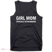 Girl Mom Officially Outnumbered Tank Top thumb 0