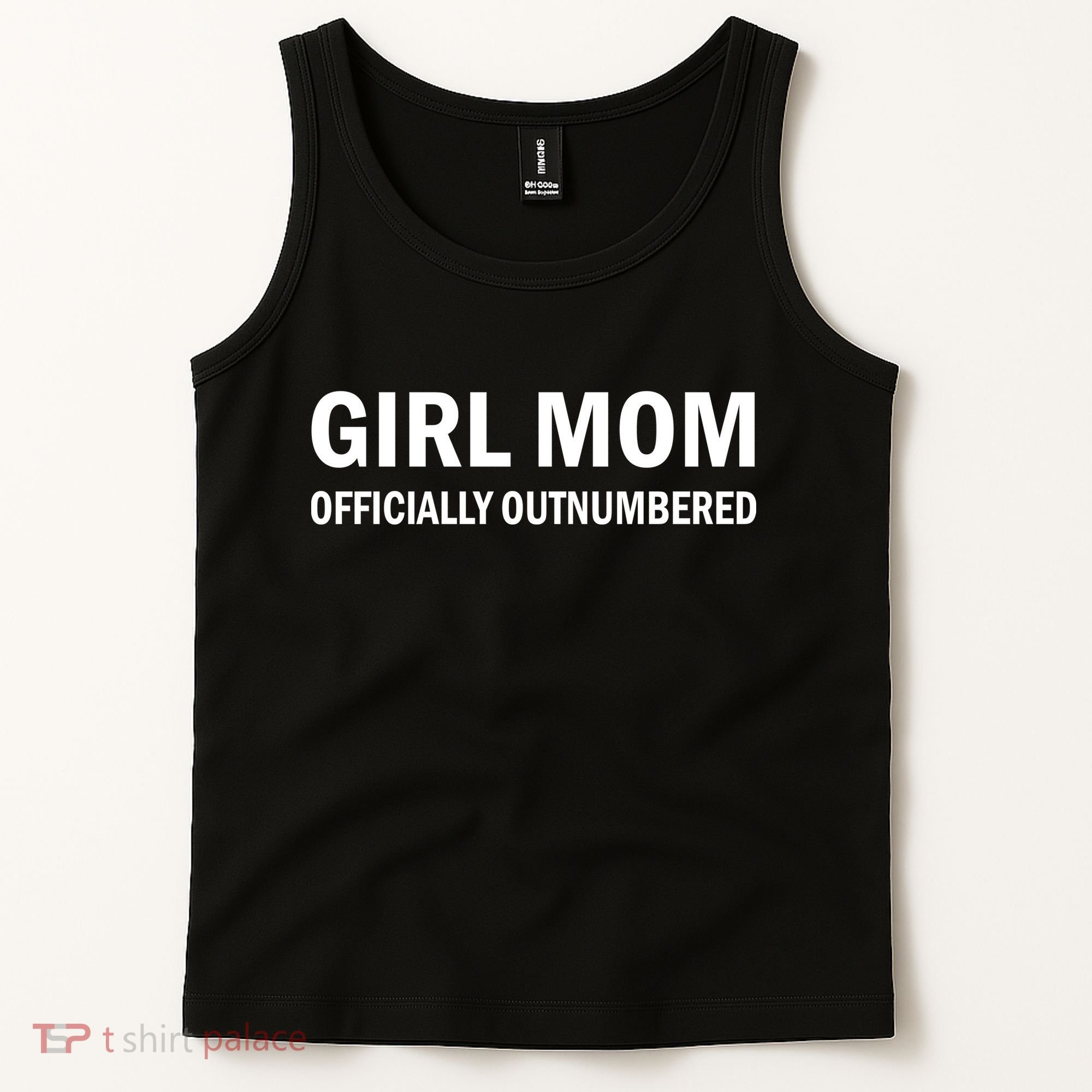 Girl Mom Officially Outnumbered Tank Top