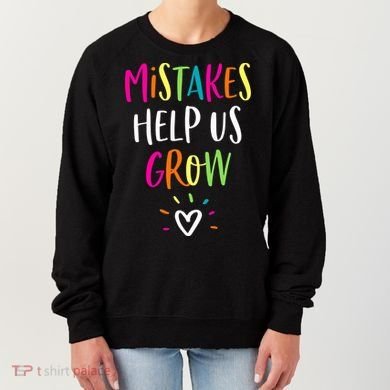 Growth Mindset Positive Back To School Teacher Student Women's Sweatshirt