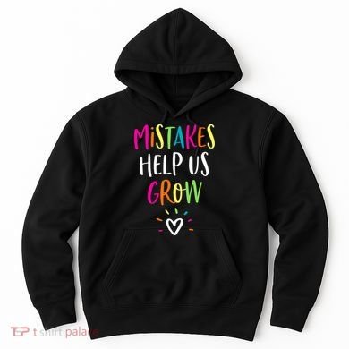 Growth Mindset Positive Back To School Teacher Student Hoodie