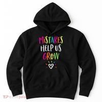 Growth Mindset Positive Back To School Teacher Student Hoodie thumb 0