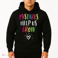 Growth Mindset Positive Back To School Teacher Student Hoodie thumb 2