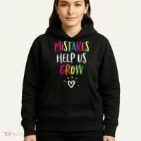Growth Mindset Positive Back To School Teacher Student Hoodie thumb 5