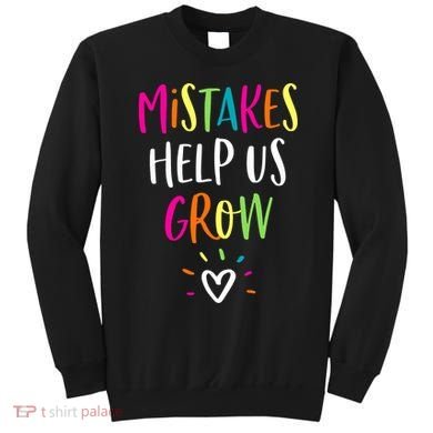 Growth Mindset Positive Back To School Teacher Student Sweatshirt