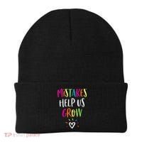 Growth Mindset Positive Back To School Teacher Student Beanie thumb 0