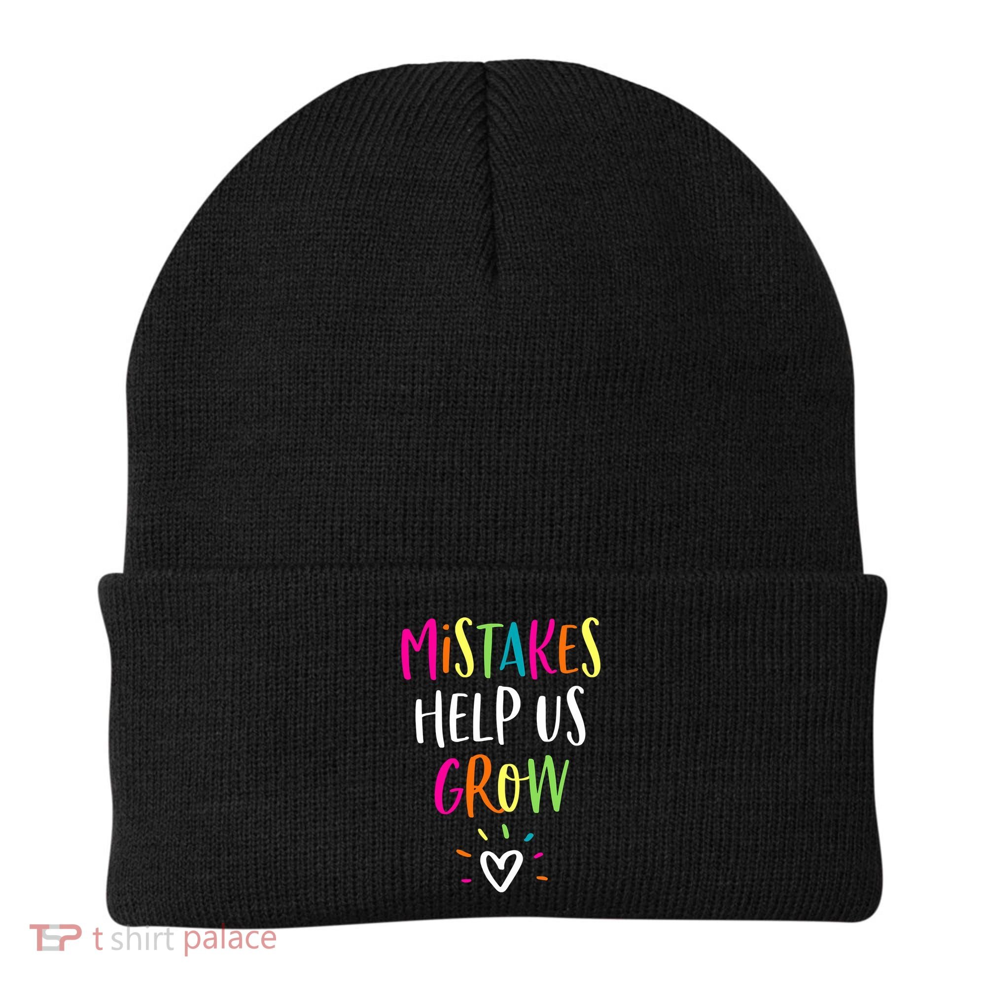 Growth Mindset Positive Back To School Teacher Student Beanie