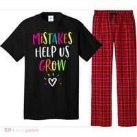 Growth Mindset Positive Back To School Teacher Student Pajama Set thumb 0