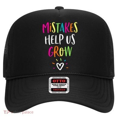 Growth Mindset Positive Back To School Teacher Student Hat
