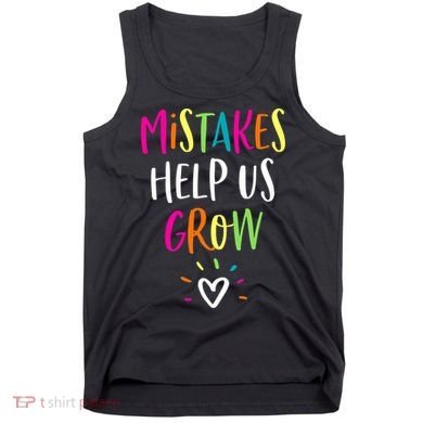 Growth Mindset Positive Back To School Teacher Student Tank Top