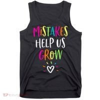 Growth Mindset Positive Back To School Teacher Student Tank Top thumb 0
