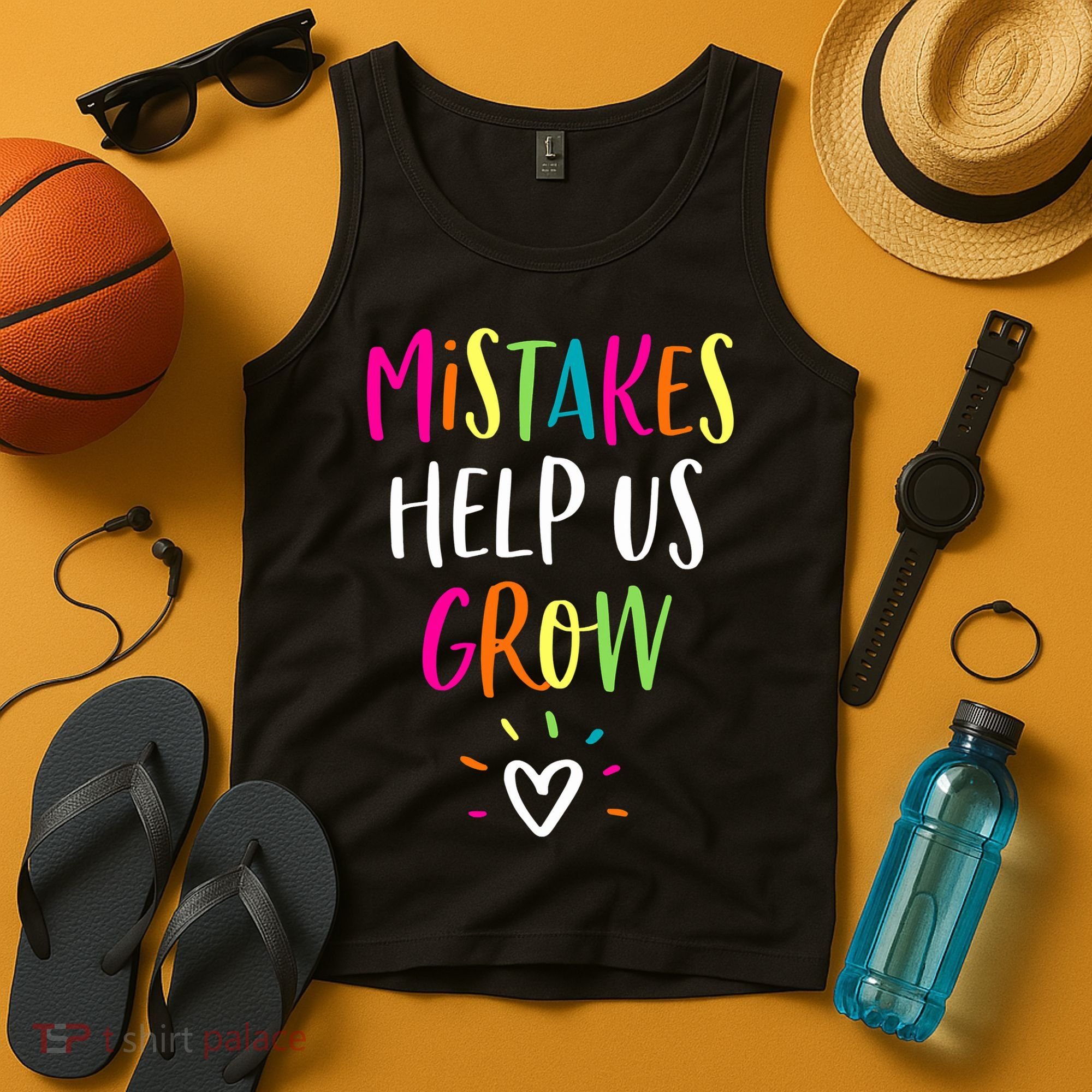 Growth Mindset Positive Back To School Teacher Student Tank Top