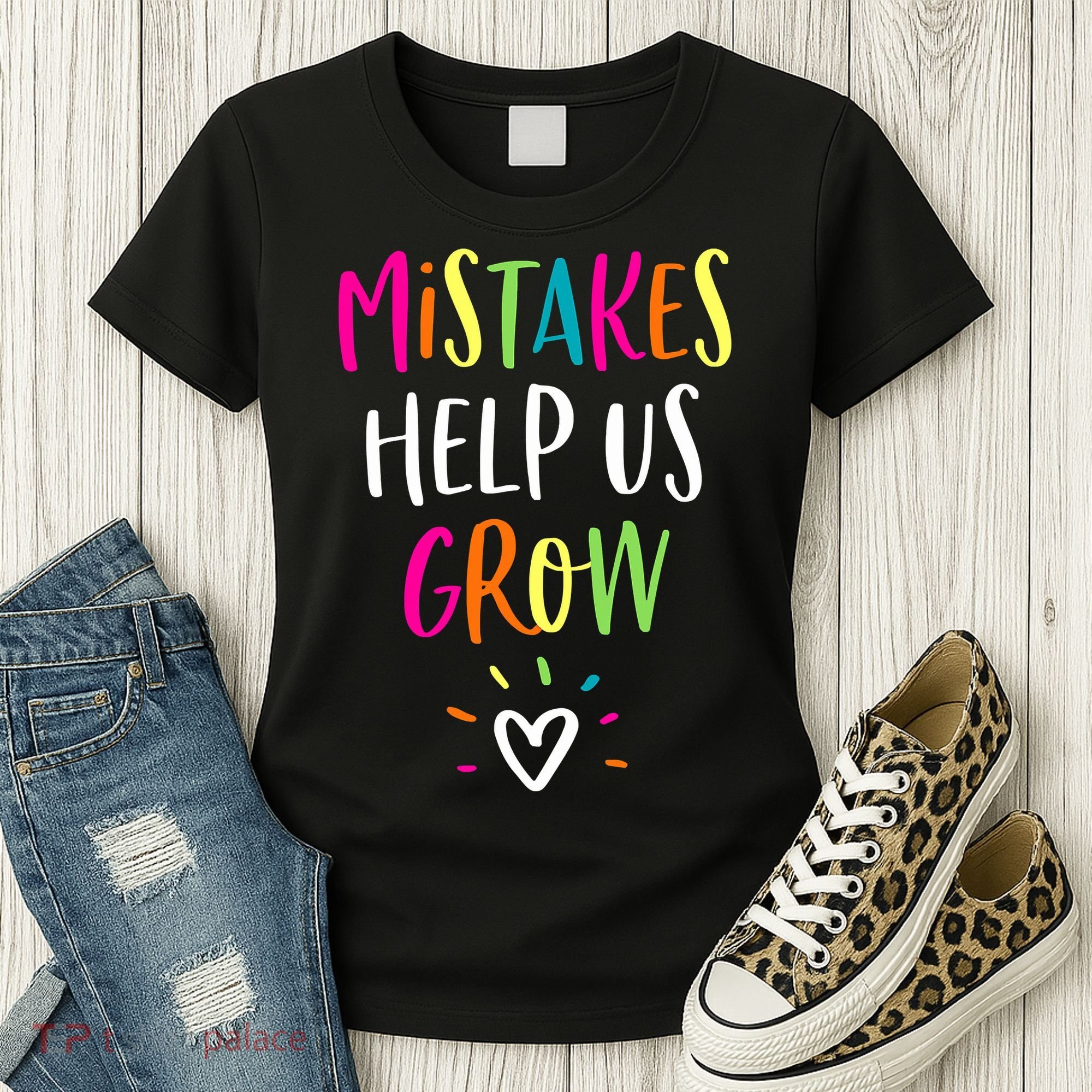Growth Mindset Positive Back To School Teacher Student Women's T-Shirt