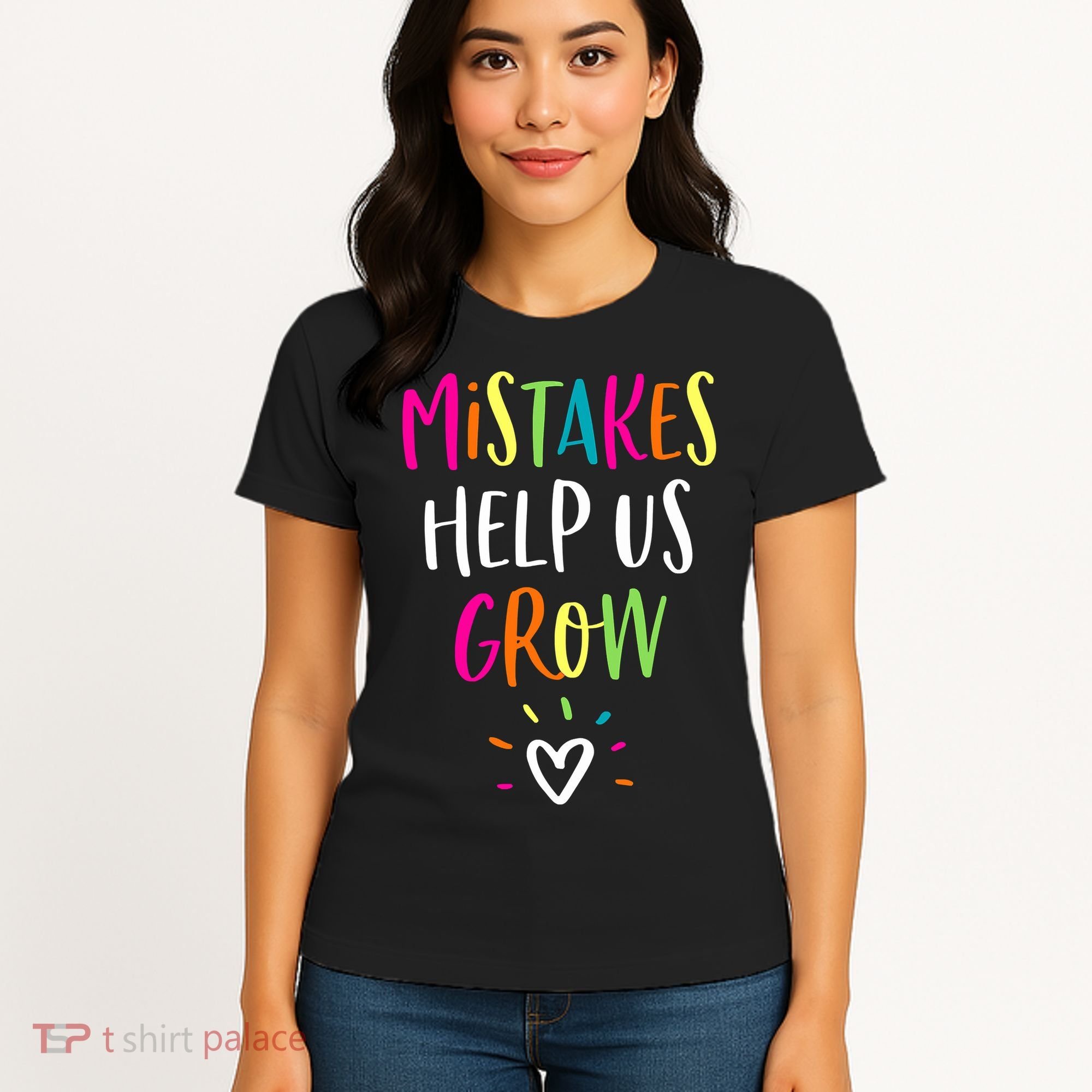 Growth Mindset Positive Back To School Teacher Student Women's T-Shirt