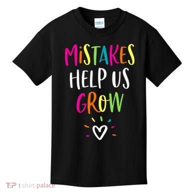 Growth Mindset Positive Back To School Teacher Student Kids T-Shirt