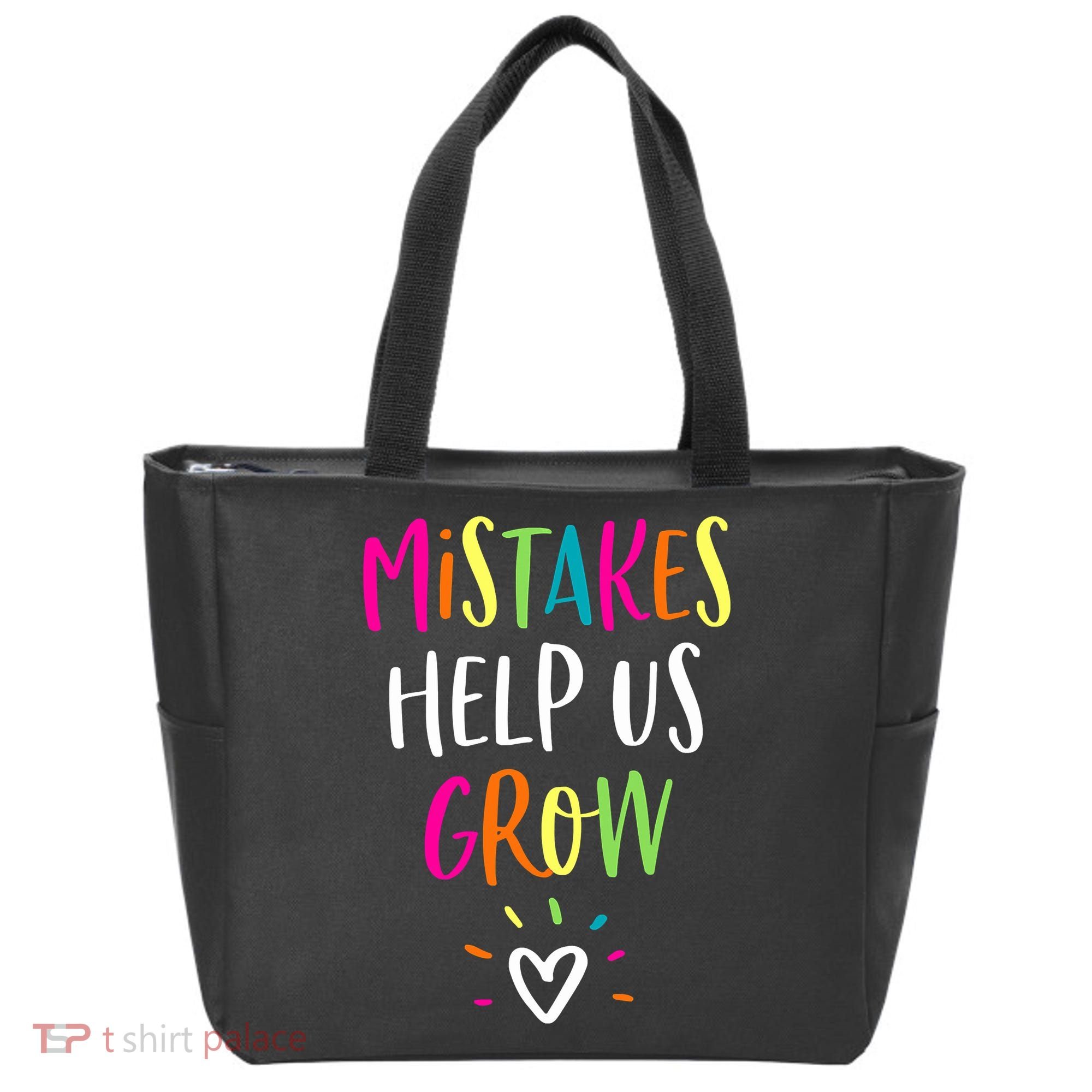 Growth Mindset Positive Back To School Teacher Student Tote Bag