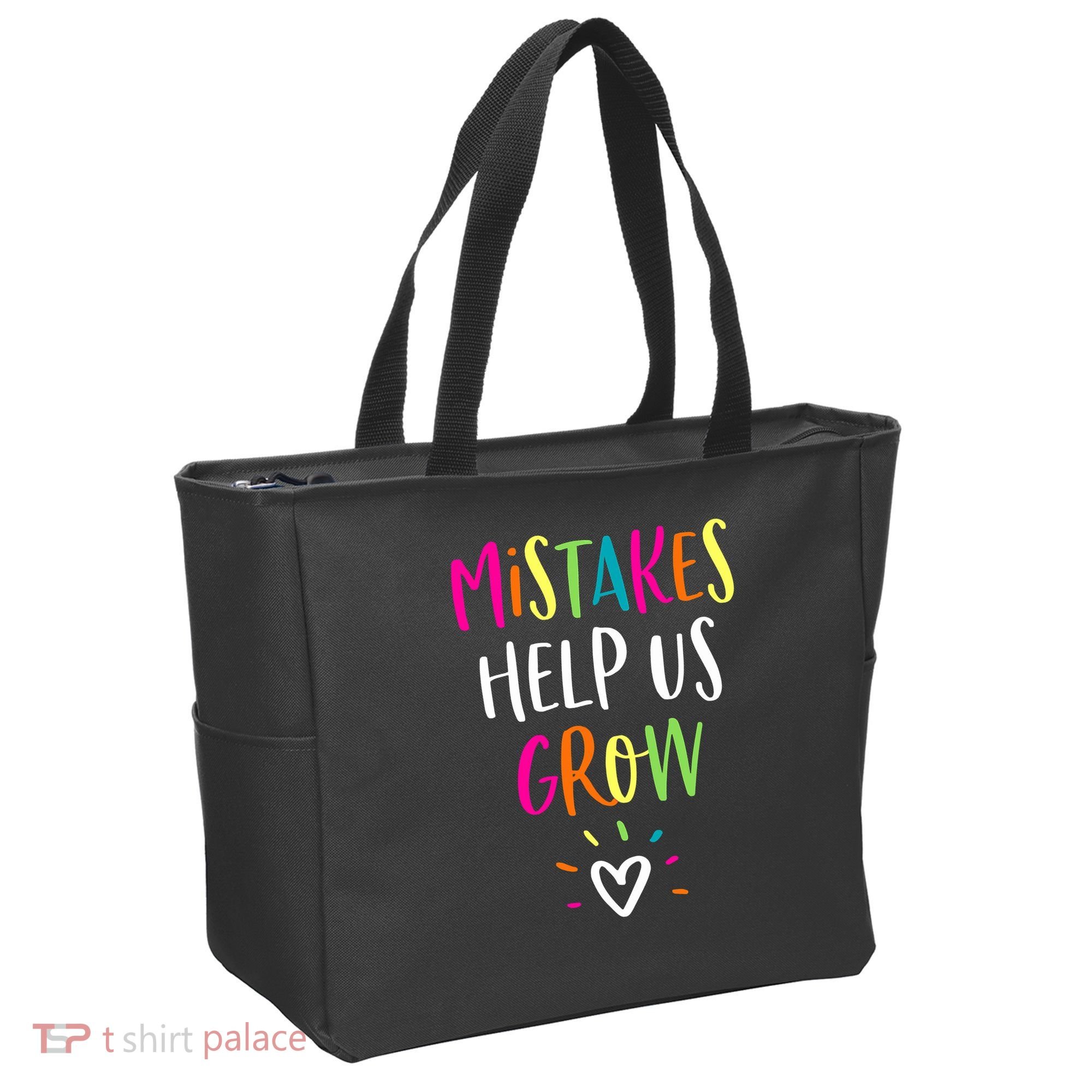 Growth Mindset Positive Back To School Teacher Student Tote Bag