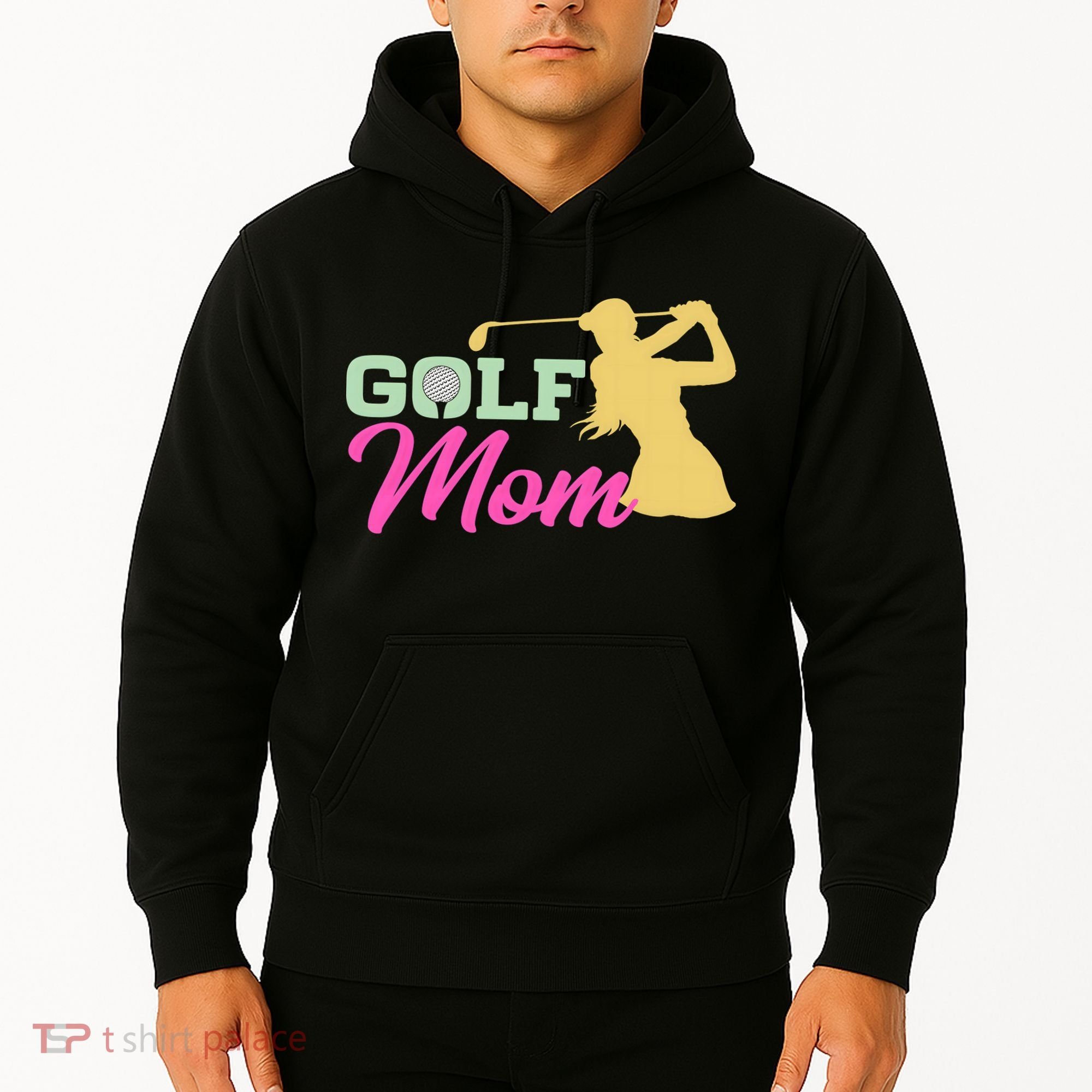 Golf Mom Plays Golf Fitted Gift For Mother's Day Hoodie