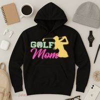 Golf Mom Plays Golf Fitted Gift For Mother's Day Hoodie thumb 3