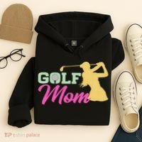 Golf Mom Plays Golf Fitted Gift For Mother's Day Hoodie thumb 4