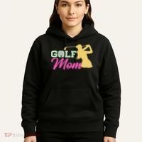 Golf Mom Plays Golf Fitted Gift For Mother's Day Hoodie thumb 5