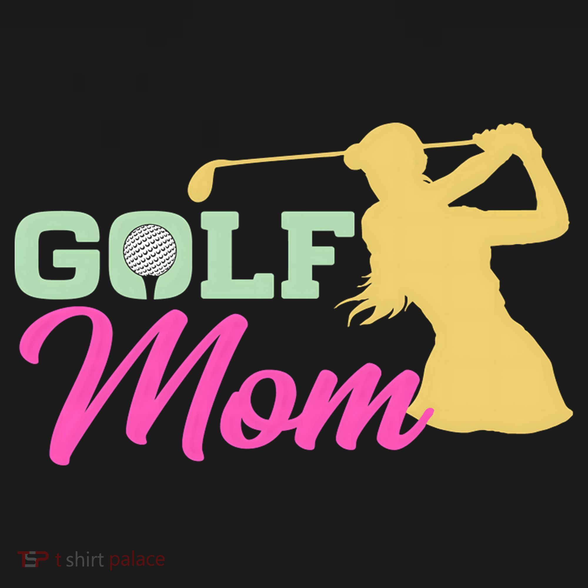 Golf Mom Plays Golf Fitted Gift For Mother's Day Pajama Set
