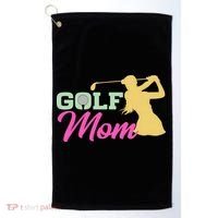 Golf Mom Plays Golf Fitted Gift For Mother's Day Golf Towel thumb 0