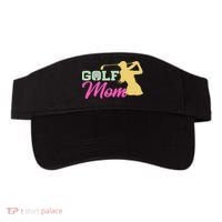 Golf Mom Plays Golf Fitted Gift For Mother's Day Visor thumb 0
