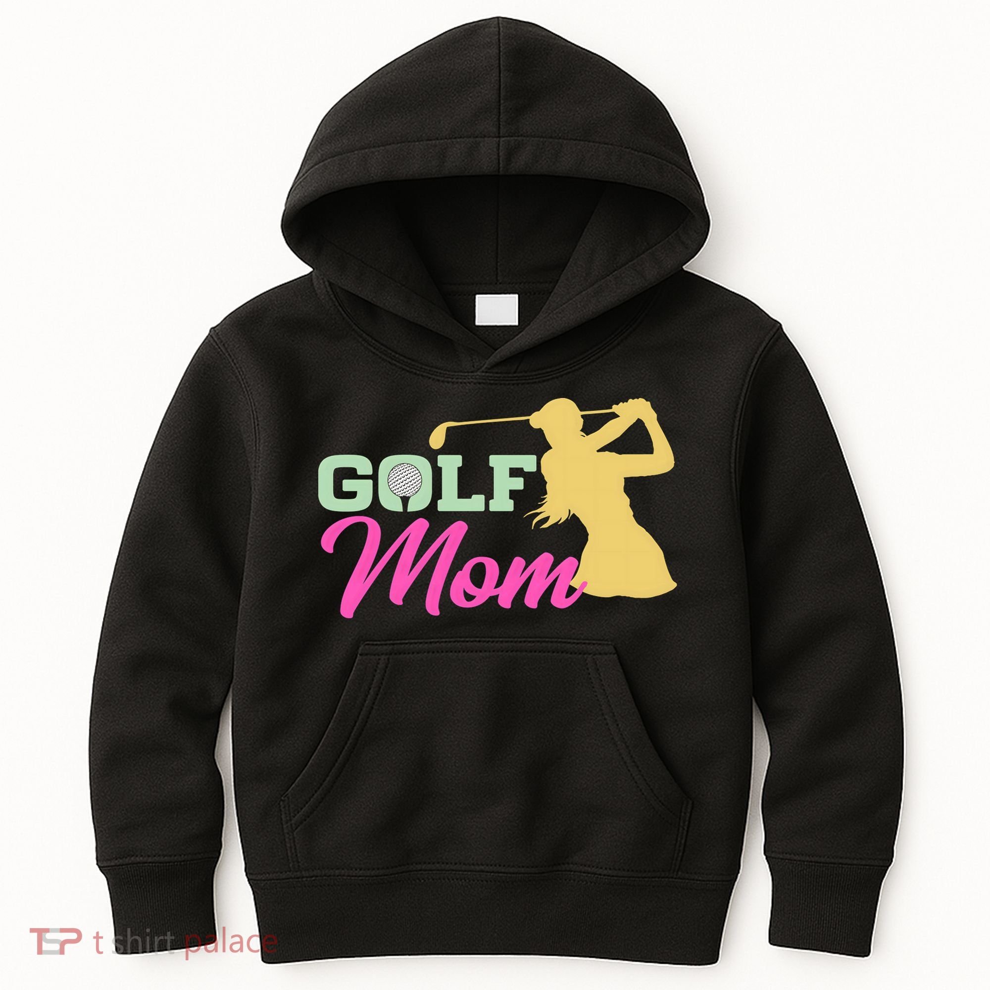 Golf Mom Plays Golf Fitted Gift For Mother's Day Kids Hoodie