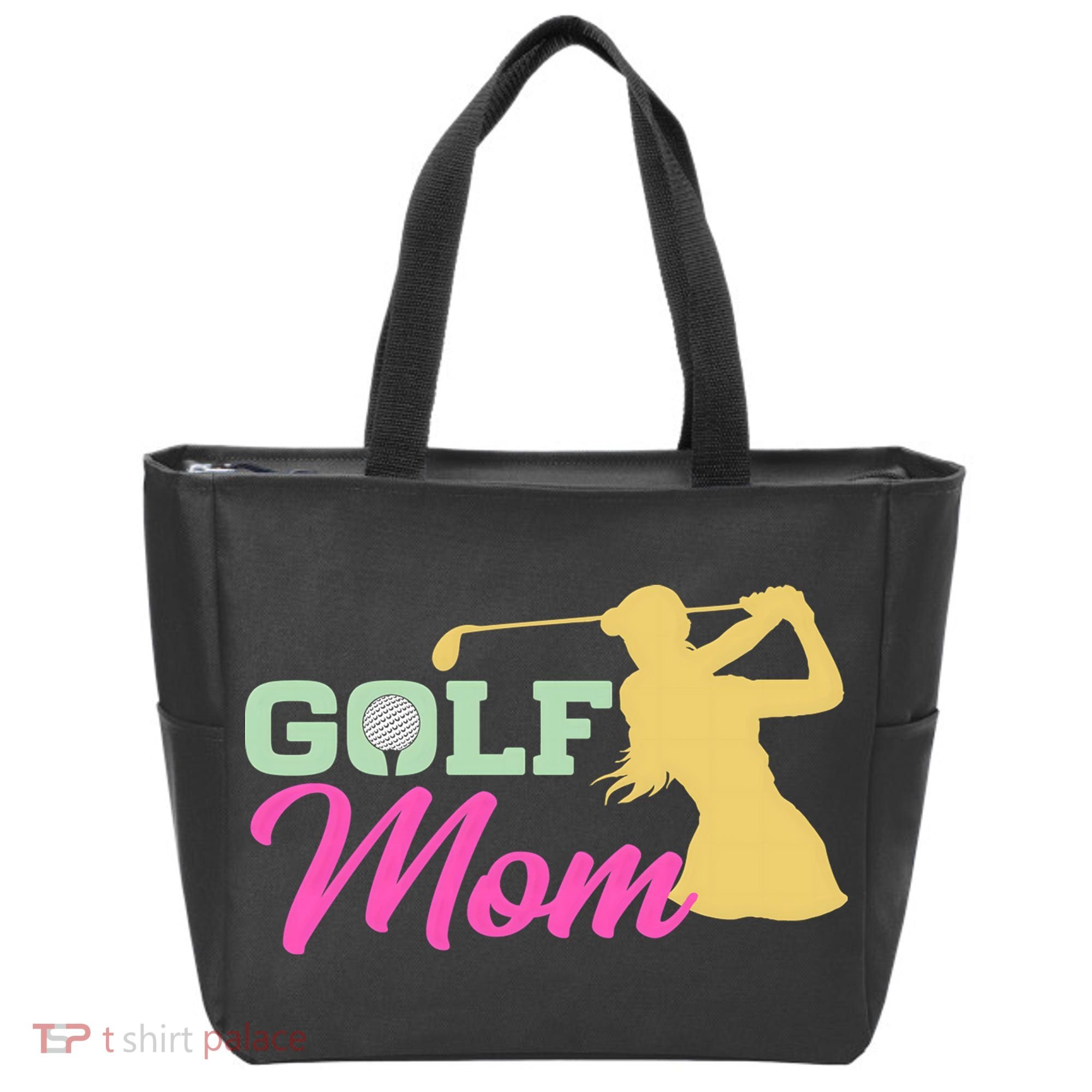 Golf Mom Plays Golf Fitted Gift For Mother's Day Tote Bag