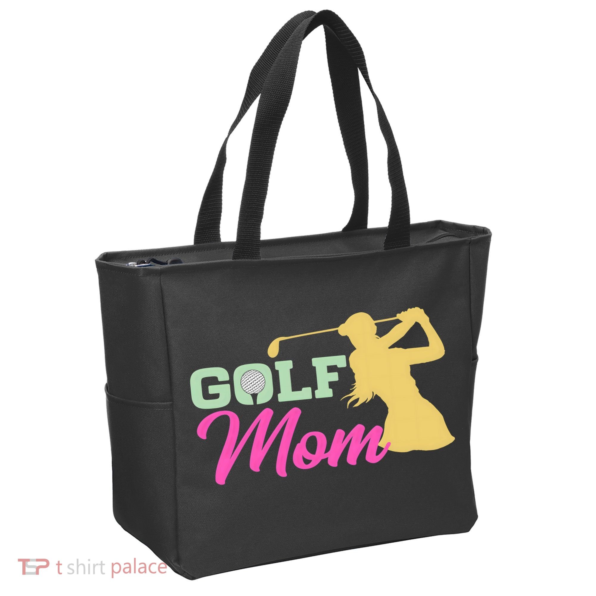 Golf Mom Plays Golf Fitted Gift For Mother's Day Tote Bag
