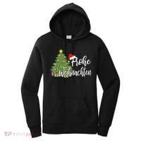 German Matching Present Merry Christmas Frohe Weihnachten Women's Hoodie thumb 0