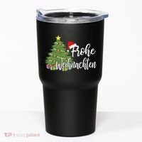 German Matching Present Merry Christmas Frohe Weihnachten Tumbler thumb 0