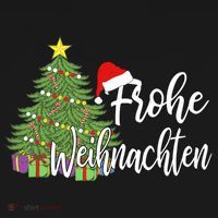 German Matching Present Merry Christmas Frohe Weihnachten Women's Tank Top thumb 5