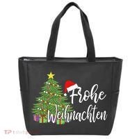 German Matching Present Merry Christmas Frohe Weihnachten Tote Bag thumb 0