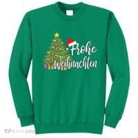 German Matching Present Merry Christmas Frohe Weihnachten Sweatshirt thumb 0