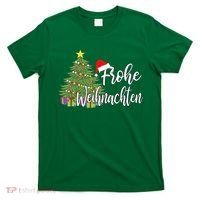 German Matching Present Merry Christmas Frohe Weihnachten T-Shirt thumb 0