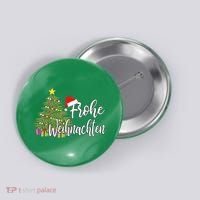 German Matching Present Merry Christmas Frohe Weihnachten Button thumb 0