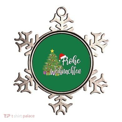 German Matching Present Merry Christmas Frohe Weihnachten Ornament