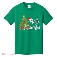 German Matching Present Merry Christmas Frohe Weihnachten Kids T-Shirt thumb 0