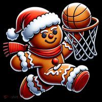 Gingerbread Man Playing Basketball Christmas Xmas Coffee Mug thumb 5