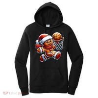Gingerbread Man Playing Basketball Christmas Xmas Women's Hoodie thumb 0