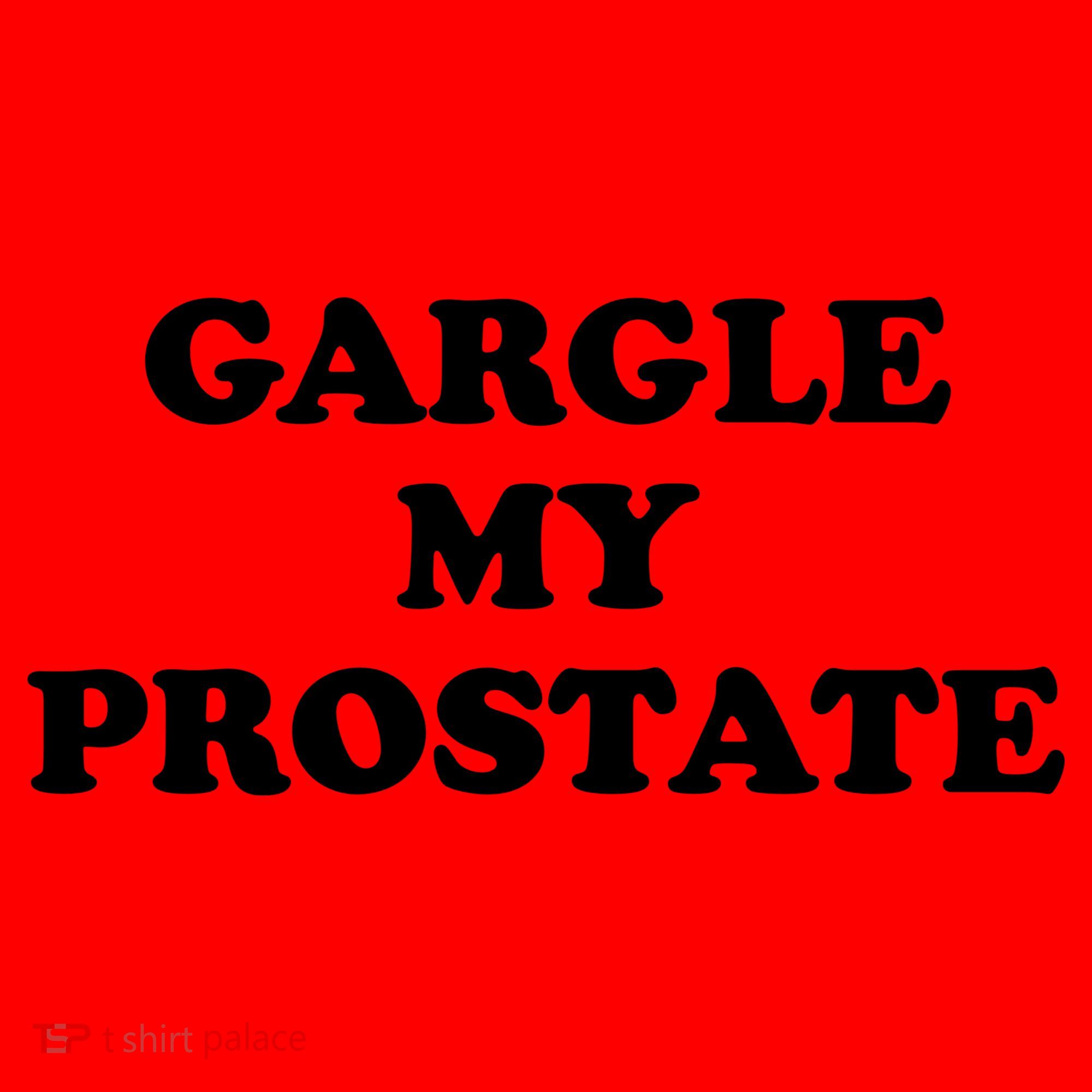 Gargle My Prostate Funny Humor Sayings Quotes Santa Hat