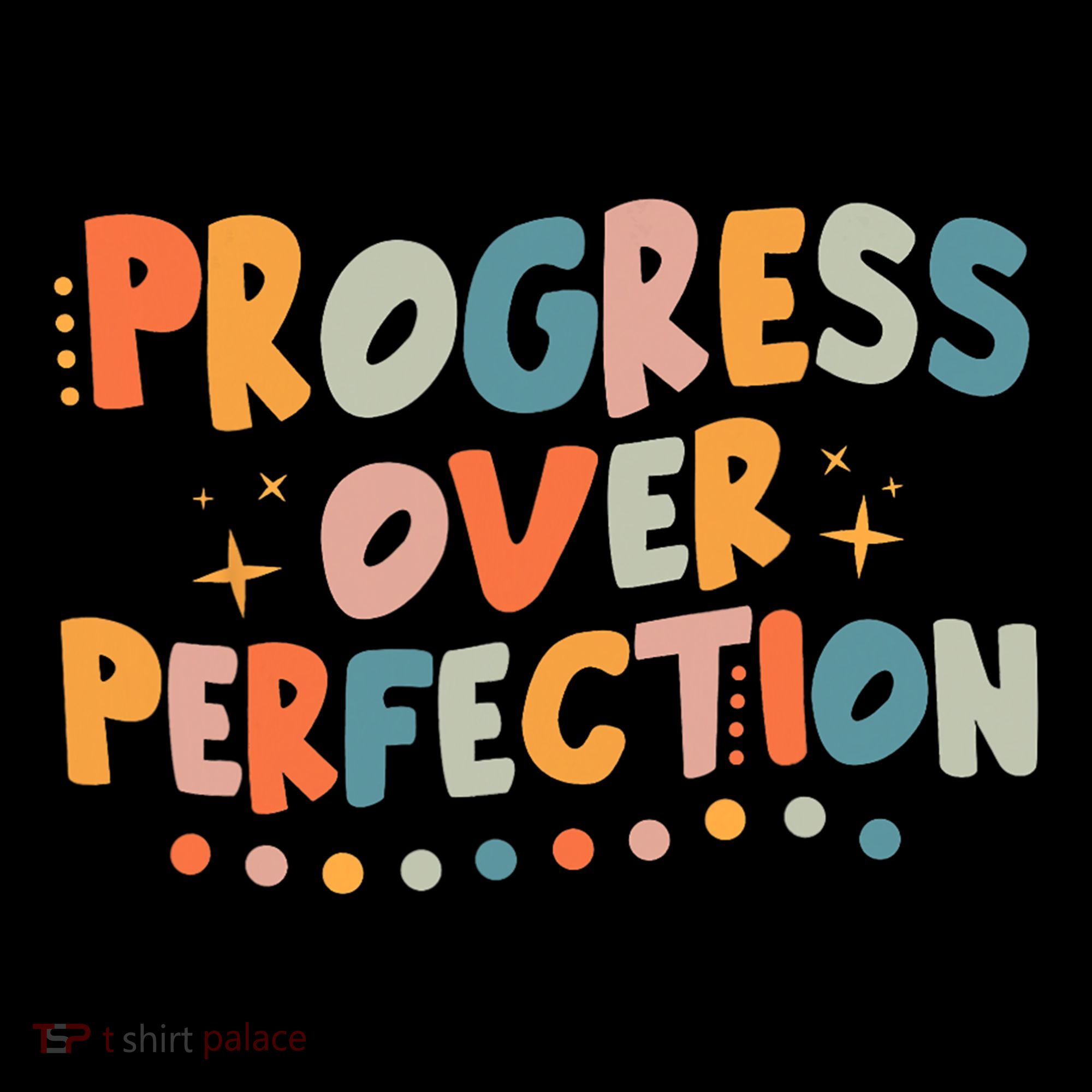 Growth Mindset Progress Over Perfection Back To School Retro Kids Long Sleeve Shirt