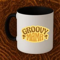Groovy Mama Retro Coffee Mug thumb 2