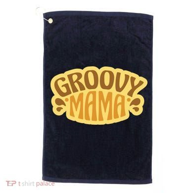 Groovy Mama Retro Golf Towel
