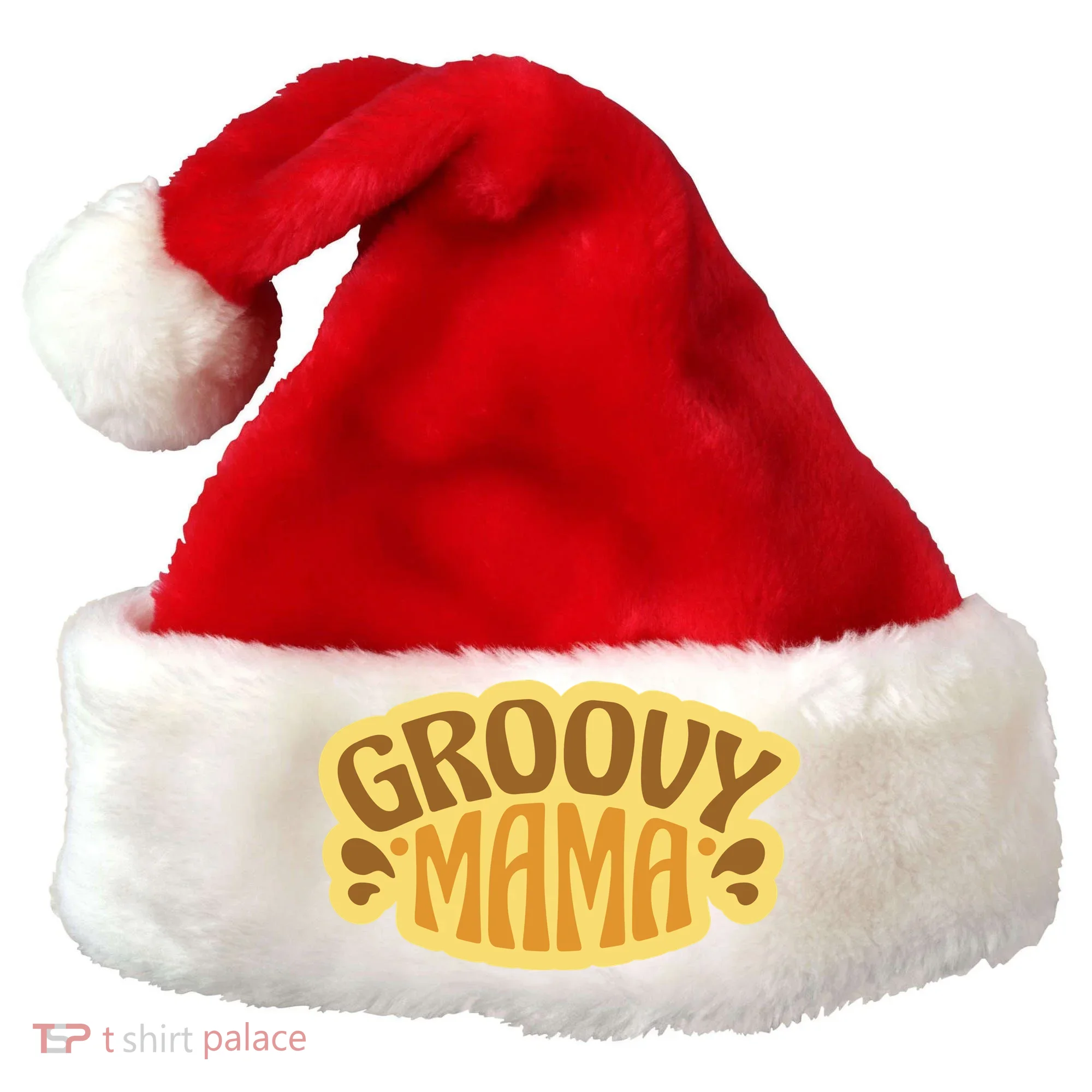Groovy Mama Retro Santa Hat