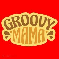 Groovy Mama Retro Santa Hat thumb 1