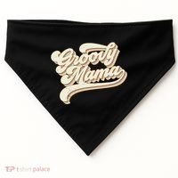 Groovy Mama Retro Cute Gift USA-Made Doggie Bandana thumb 0