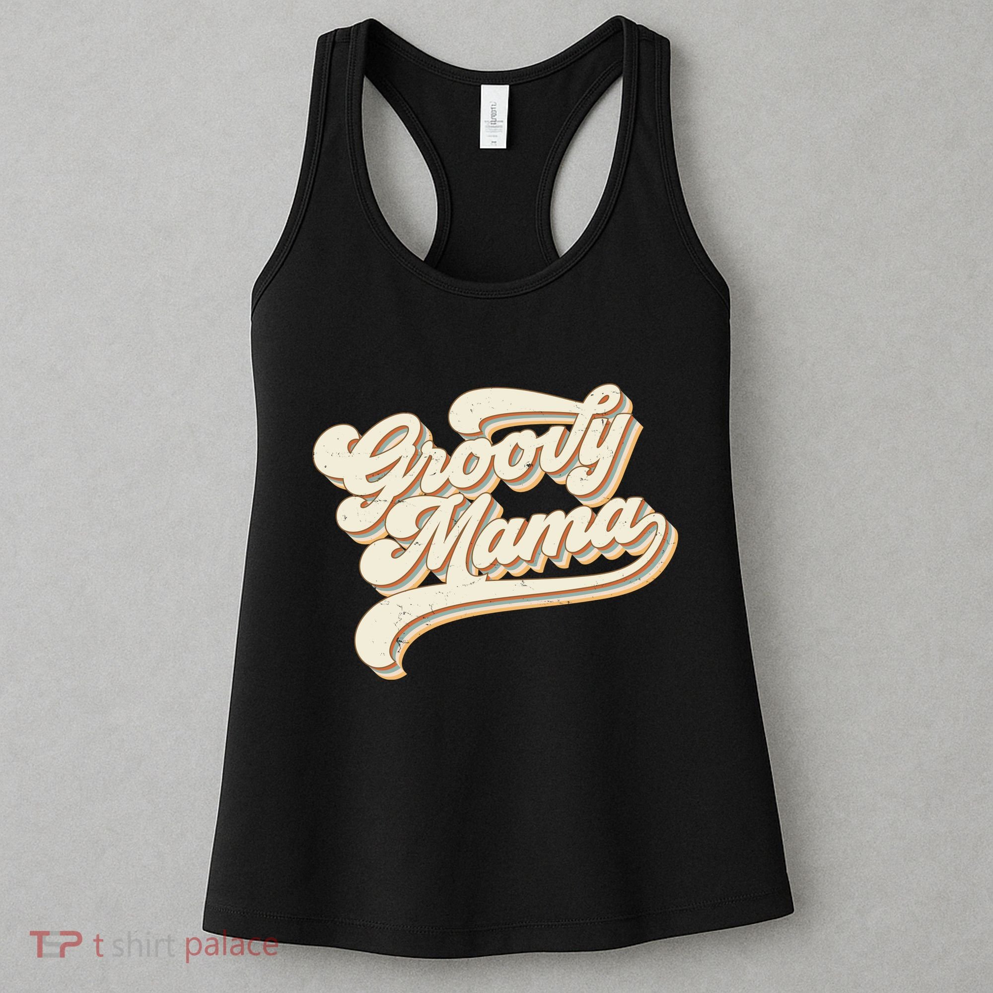 Groovy Mama Retro Cute Gift Women's Tank Top