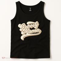 Groovy Mama Retro Cute Gift Tank Top thumb 2